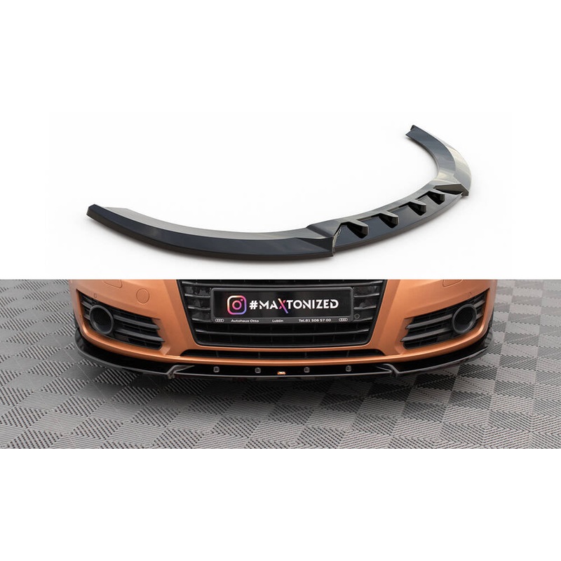 Front Splitter V.2 Audi A7 C7 GLOSS BLACK