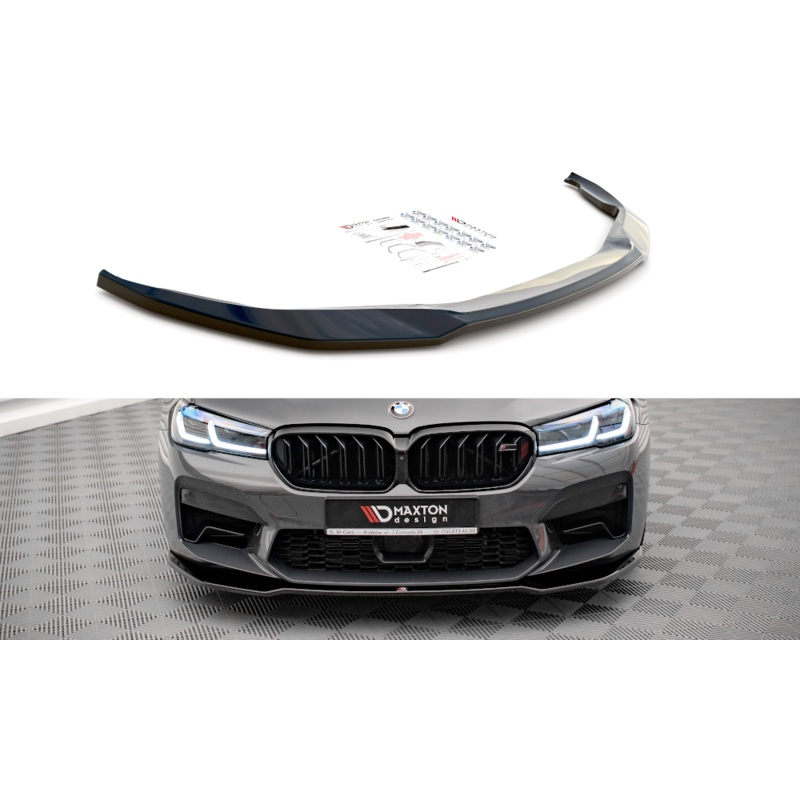 FRONT SPLITTER V.2 BMW M5 F90 FACELIFT GLOSS BLACK