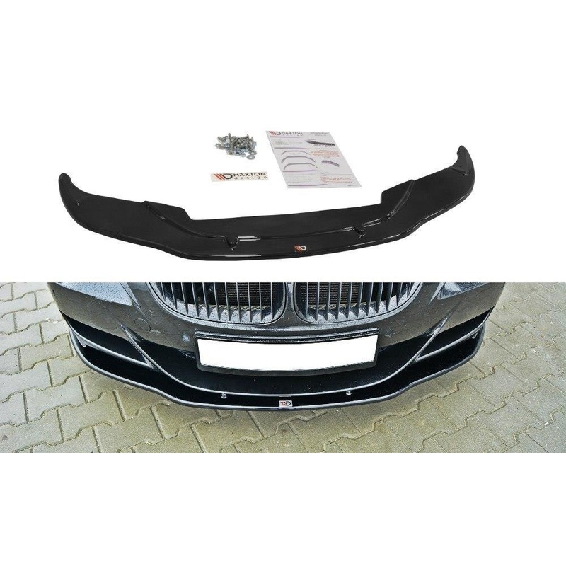 FRONT SPLITTER V.2 BMW M6 E63 GLOSS BLACK