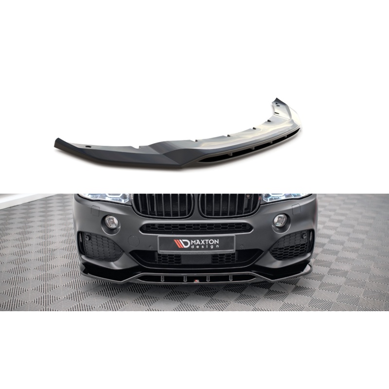 Front Splitter V.2 BMW X5 M-Pack F15 GLOSS BLACK