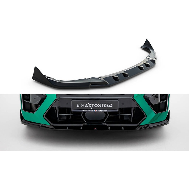 Front Splitter V.2 BMW X6 M F96 Facelift GLOSS BLACK