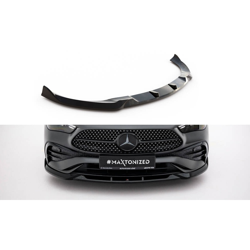Front Splitter V.2 Mercedes-Benz CLE AMG-Line C236 GLOSS BLACK