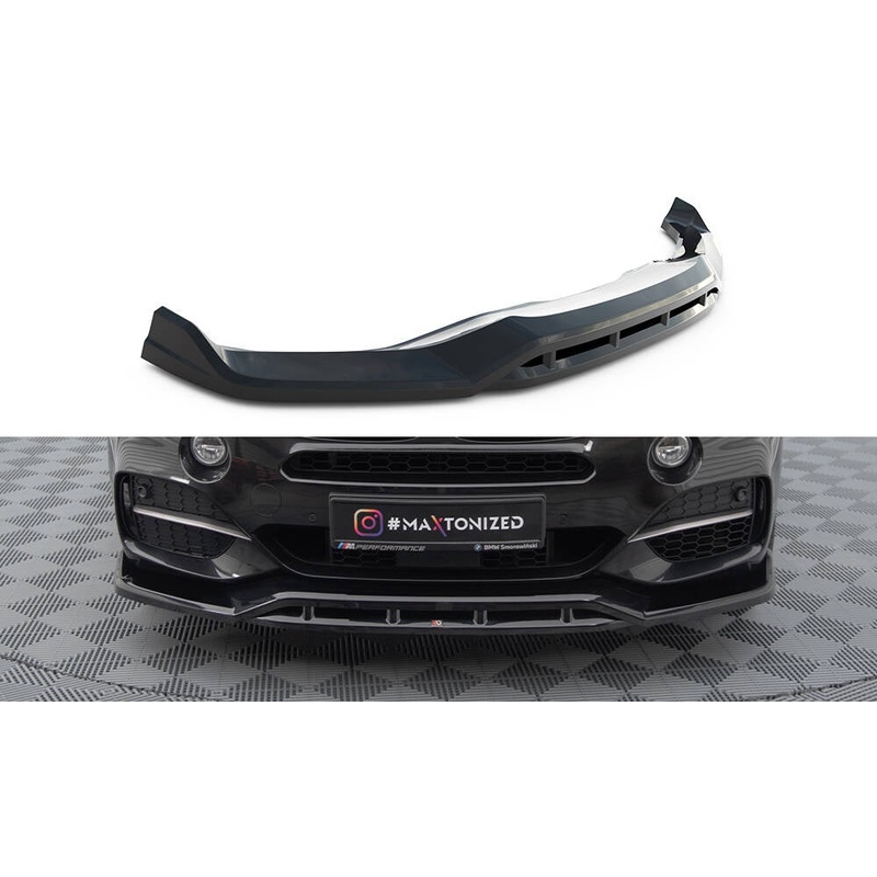 Front Splitter V.3 BMW X5 M-Pack F15 GLOSS BLACK
