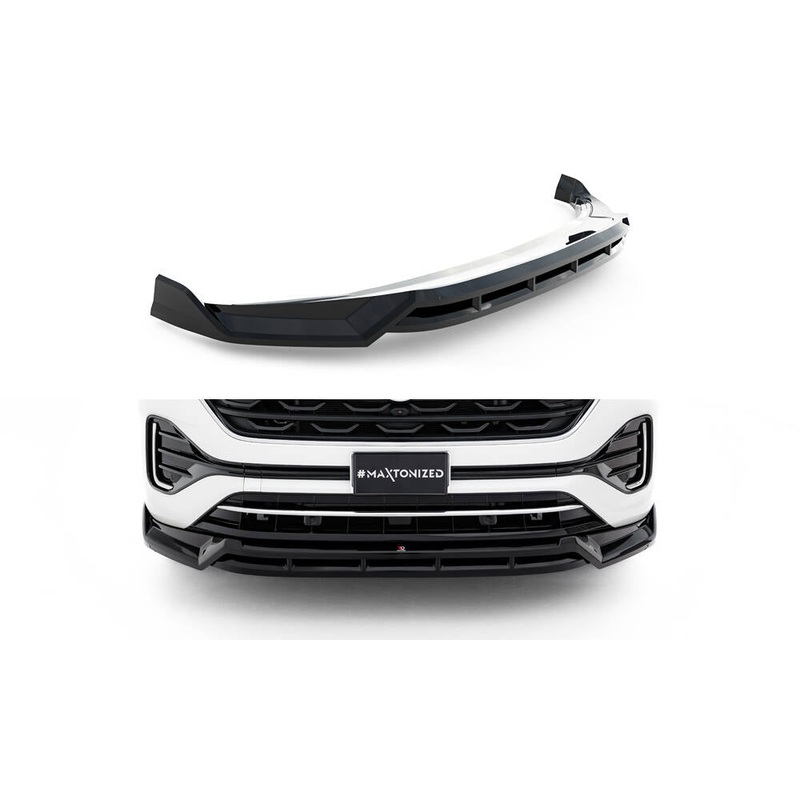 Front Splitter Volkswagen Atlas R-Line Mk1 Facelift 2 GLOSS BLACK