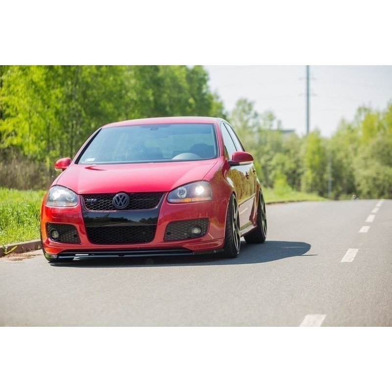 FRONT SPLITTER VW GOLF V GTI (FOR GTI 30TH FRONT BUMPER SPOILER) GLOSS BLACK
