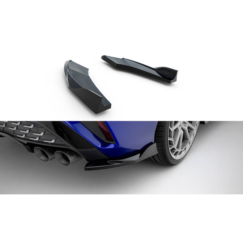 Rear Side Splitters V.2 Audi S3 Sedan 8Y Facelift GLOSS BLACK