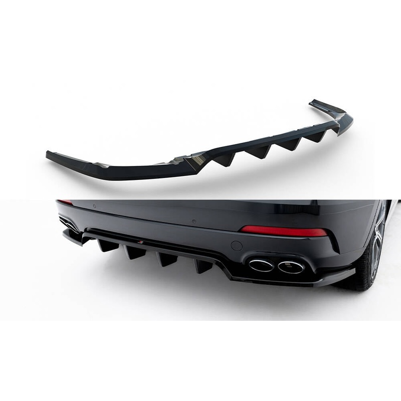Rear Splitter (with vertical bars) Maserati Levante GT Mk1 Facelift GLOSS BLACK