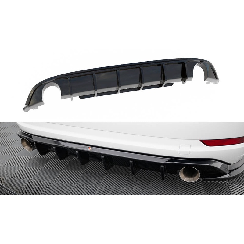 Rear Valance Volkswagen Jetta GLI Mk7 GLOSS BLACK