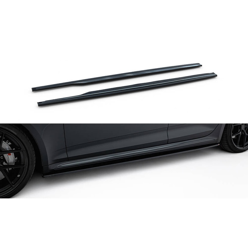 Side Skirts Diffusers Audi RS5 Sportback F5 GLOSS BLACK