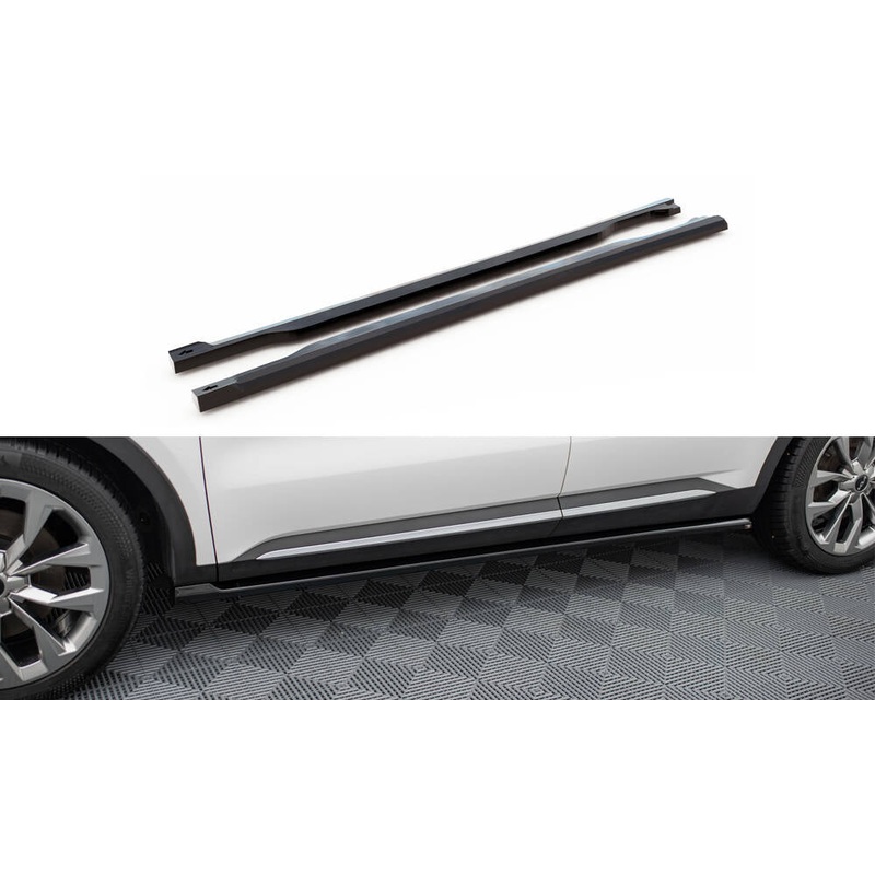 Side Skirts Diffusers Kia Sorento Mk4 GLOSS BLACK