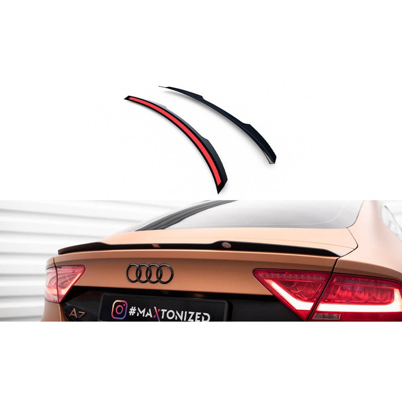Spoiler Cap Audi A7 C7 GLOSS BLACK