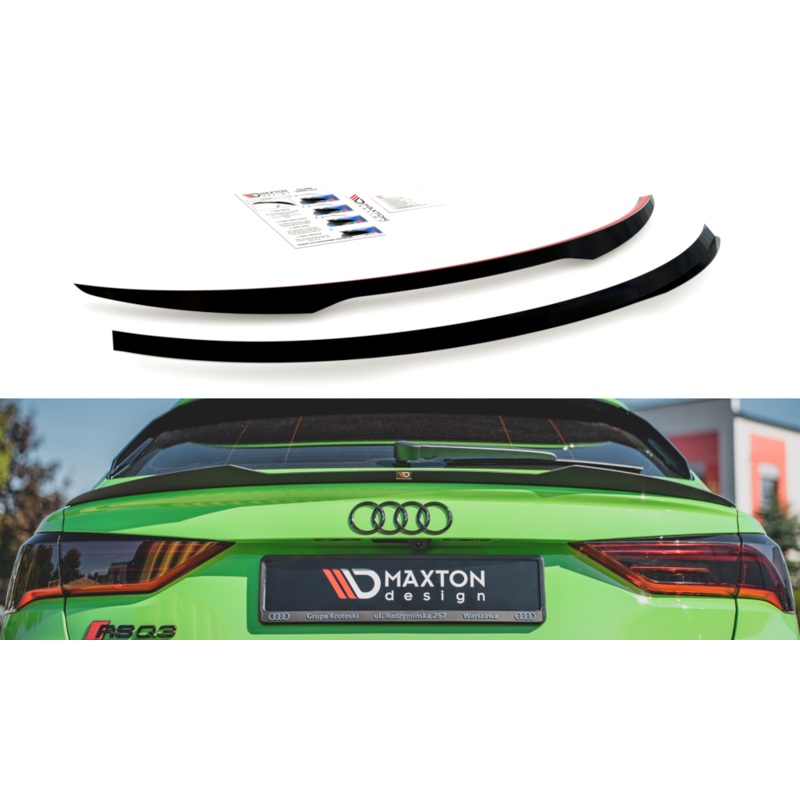 SPOILER CAP AUDI RSQ3 SPORTBACK F3 GLOSS BLACK