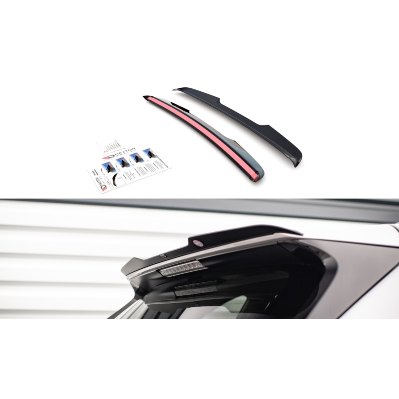 SPOILER CAP TOYOTA RAV4 MK5 GLOSS BLACK