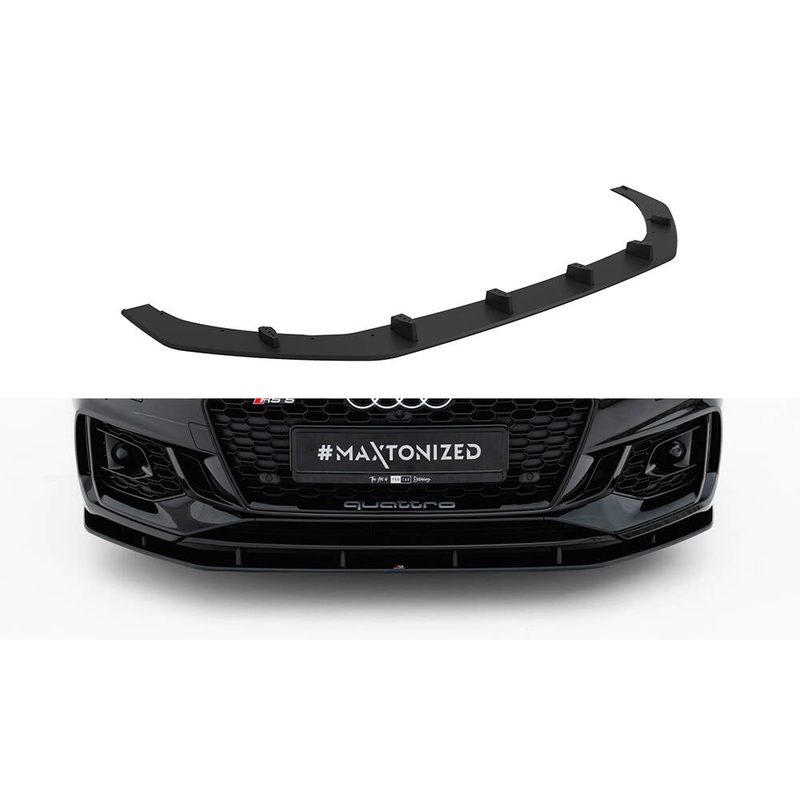 Street Pro Front Splitter Audi RS5 Coupe / Sportback F5 BLACK