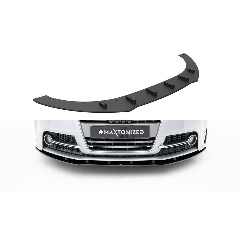 Street Pro Front Splitter Audi TT S / TT S-Line 8J Facelift BLACK
