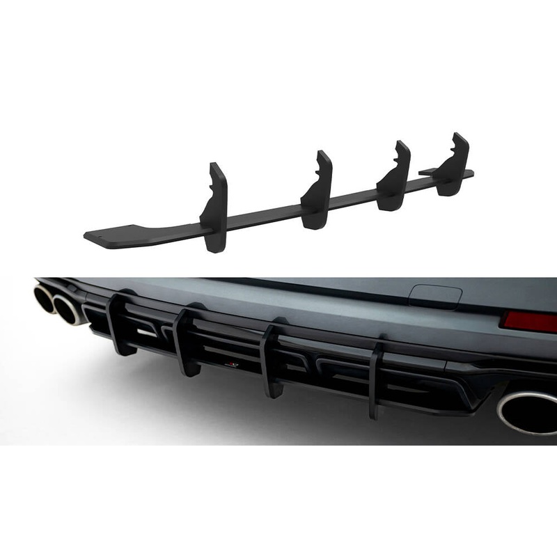 Street Pro Rear Diffuser Audi S8 D5 Facelift BLACK