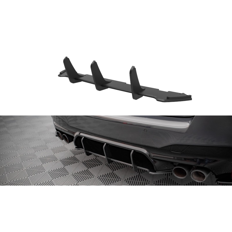 STREET PRO REAR DIFFUSER BMW M5 F90 BLACK