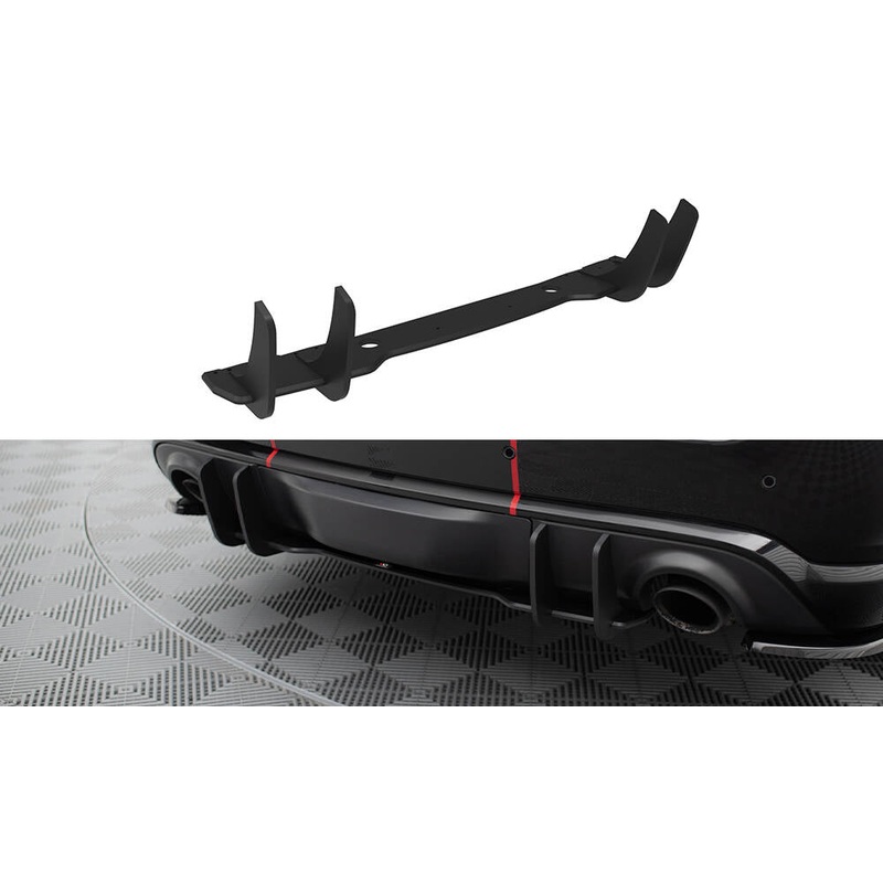 Street Pro Rear Diffuser Dodge Durango SRT Mk3 BLACK