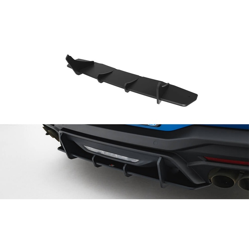 Street Pro Rear Diffuser Ford Mustang GT Mk7 BLACK