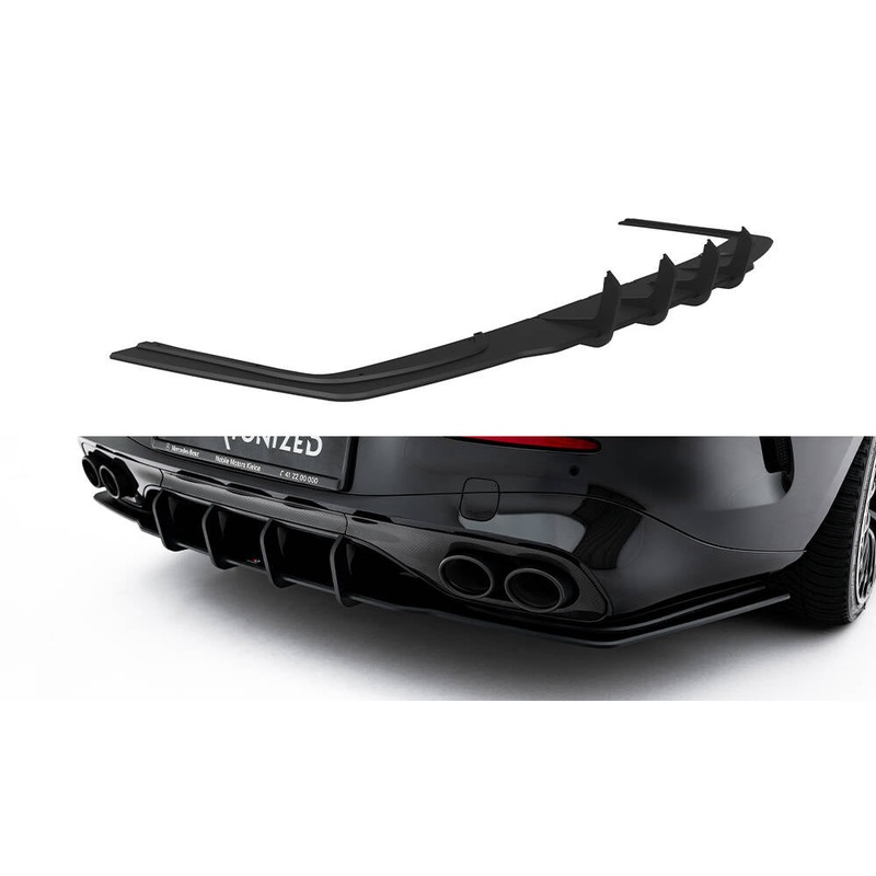 Street Pro Rear Diffuser Mercedes-AMG CLE 53 C236 BLACK