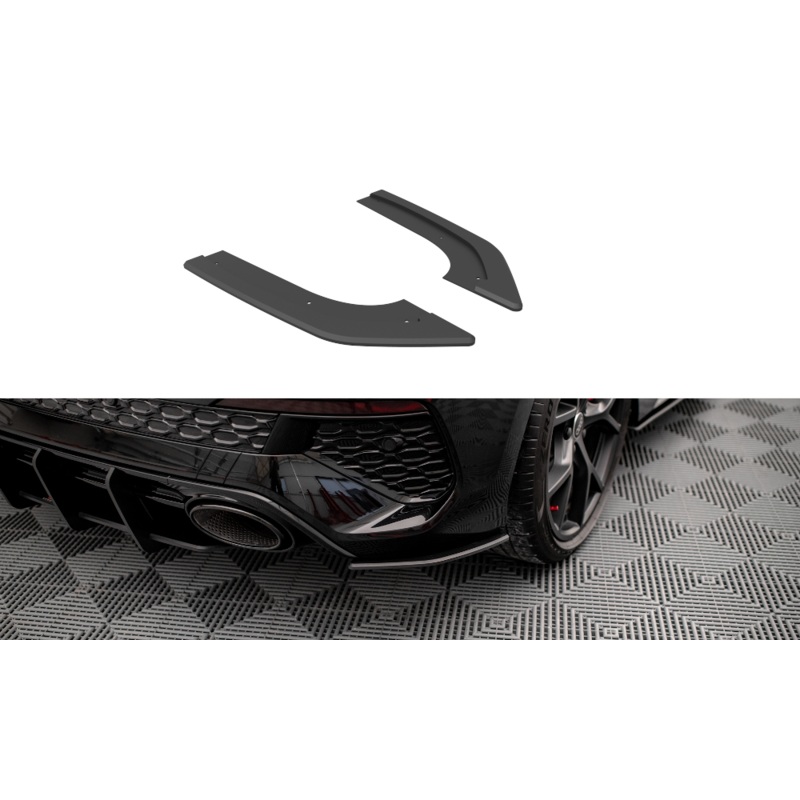 STREET PRO REAR SIDE SPLITTERS AUDI RS3 SPORTBACK 8Y BLACK