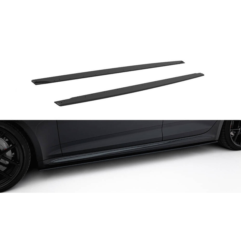 Street Pro Side Skirts Diffusers Audi RS5 Sportback F5 BLACK