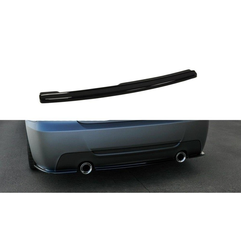 CENTRAL REAR SPLITTER FOR BMW 3 E92 MPACK GLOSS BLACK