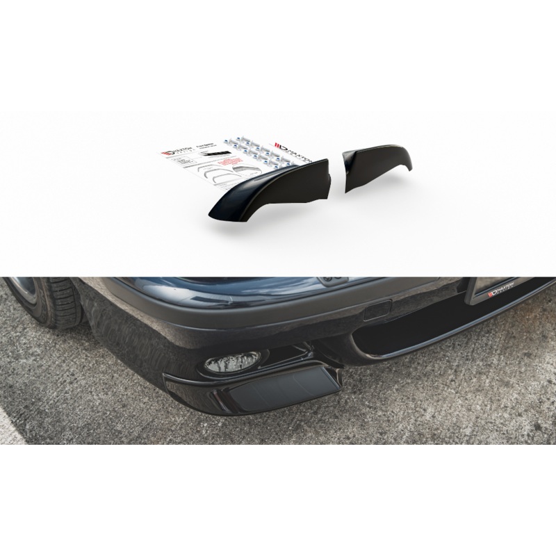 FRONT SIDE SPLITTERS BMW M5 E39 GLOSS BLACK