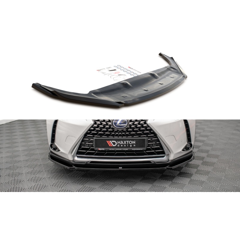 FRONT SPLITTER LEXUS UX MK1 GLOSS BLACK
