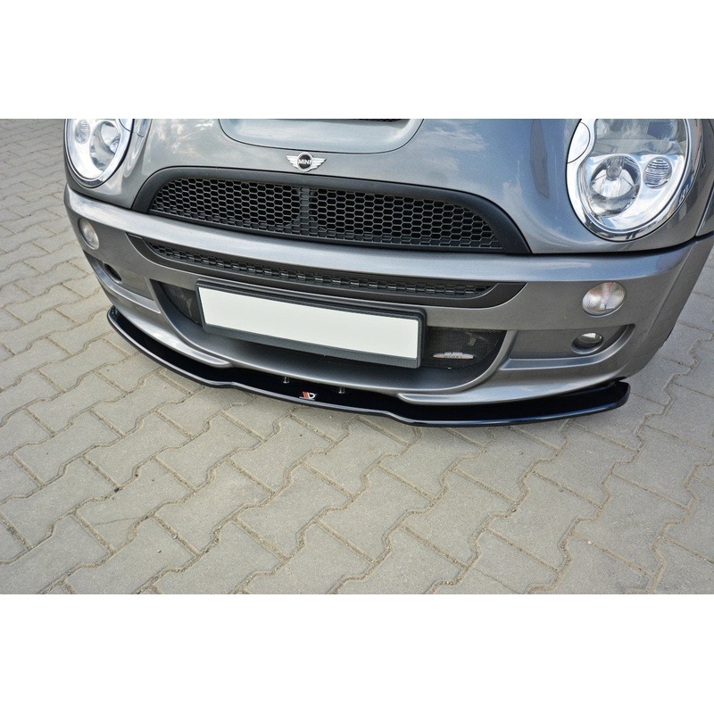 FRONT SPLITTER MINI R53 COOPER S JCW GLOSS BLACK