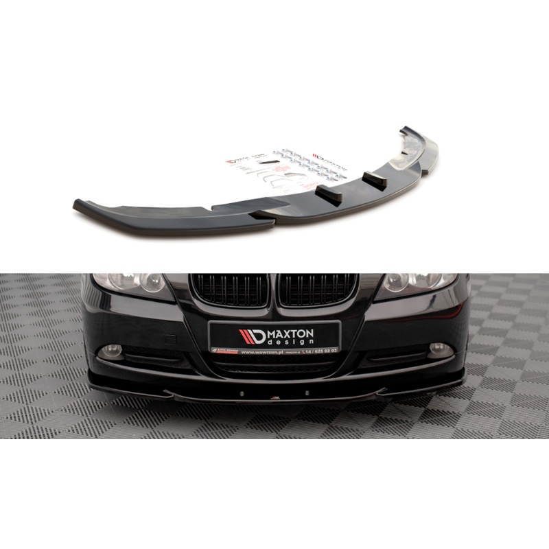 FRONT SPLITTER V.1 BMW 3 E90 GLOSS BLACK
