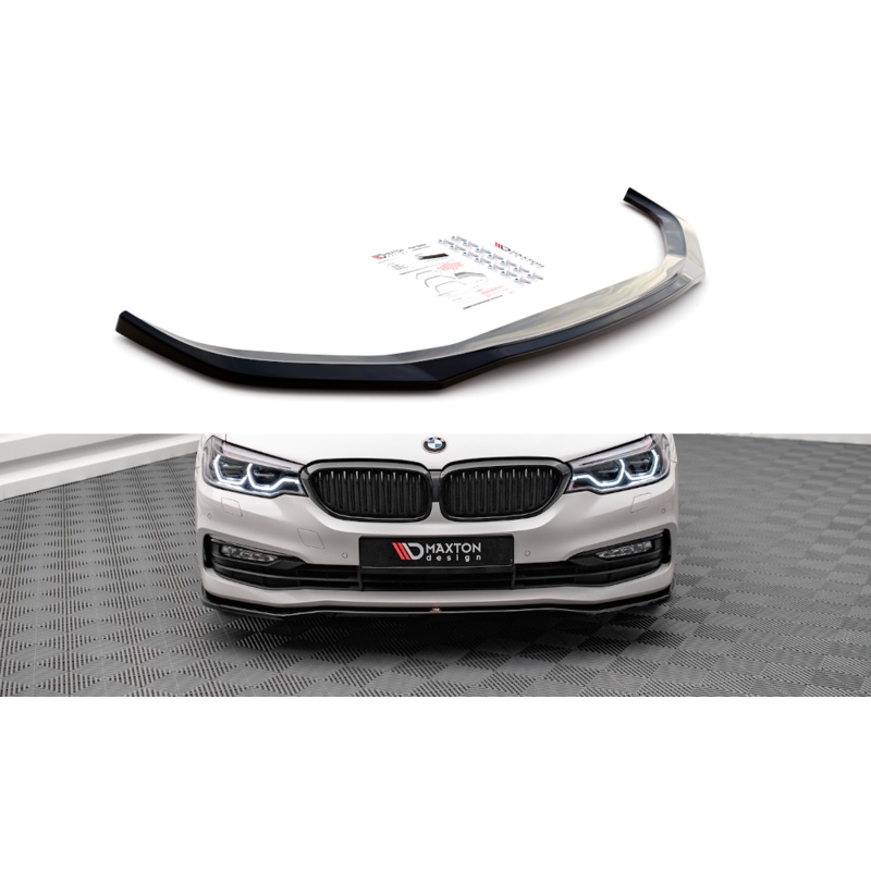FRONT SPLITTER V.1 BMW 5 G30 GLOSS BLACK