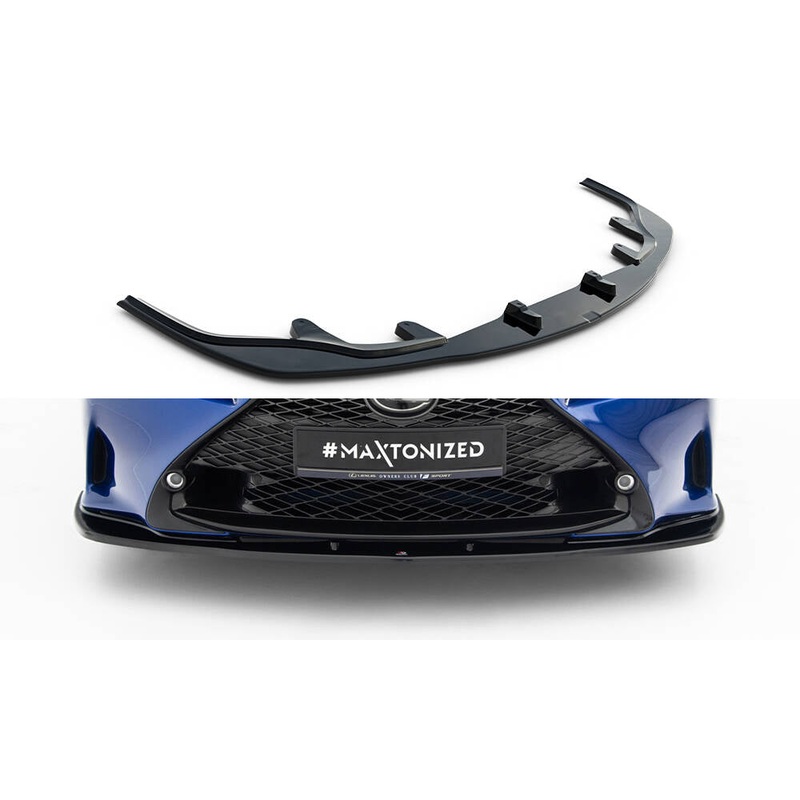 FRONT SPLITTER V.1 LEXUS RC GLOSS BLACK