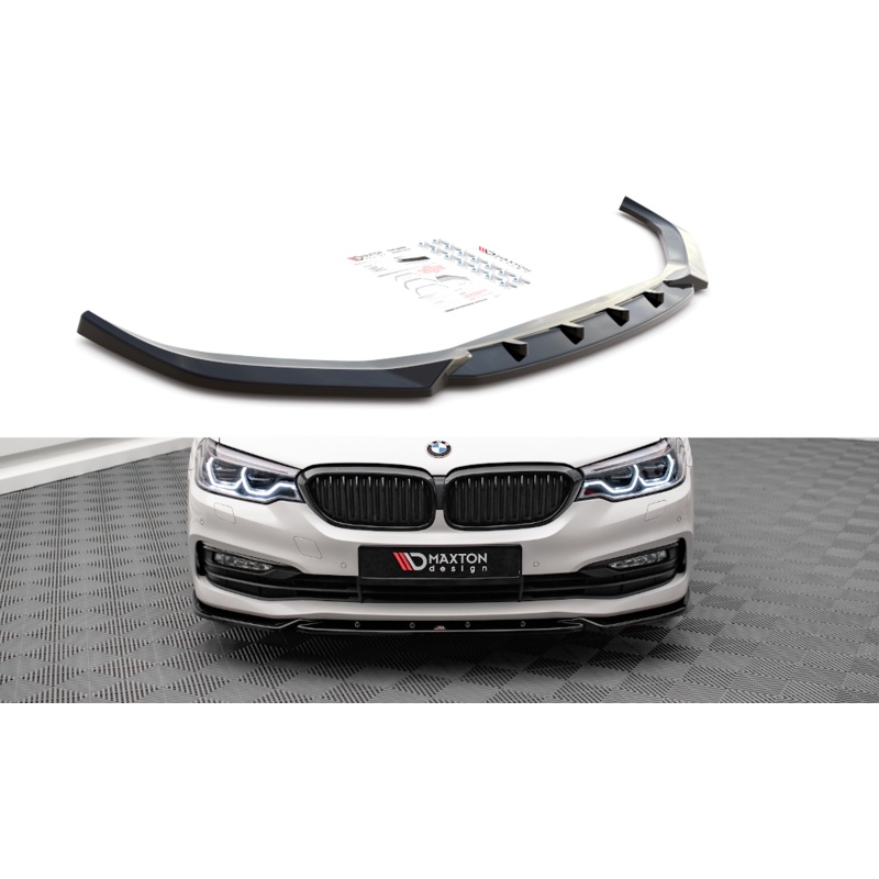 FRONT SPLITTER V.2 BMW 5 G30 GLOSS BLACK