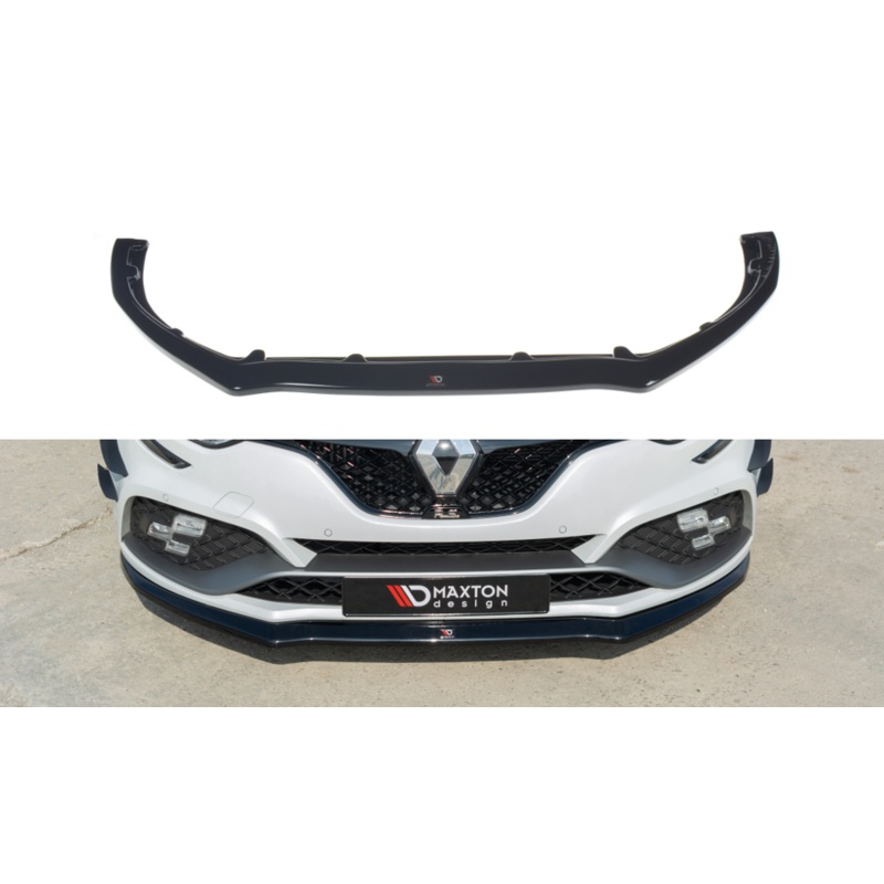 FRONT SPLITTER V.2 RENAULT MEGANE IV RS GLOSS BLACK