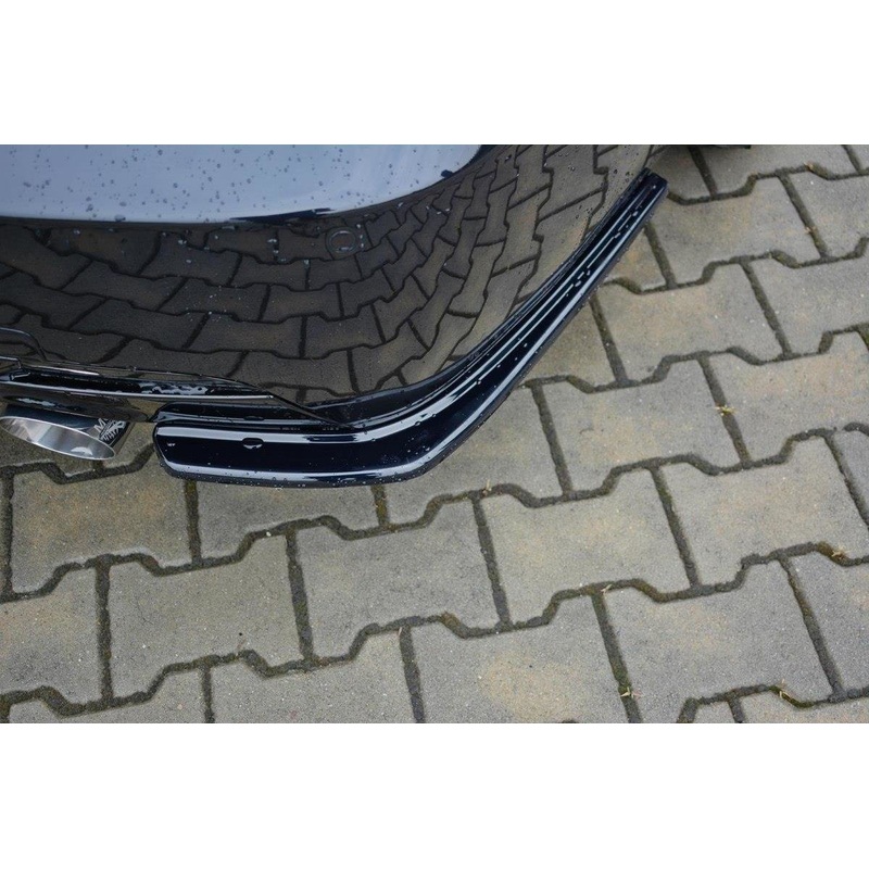REAR SIDE SPLITTERS FOR BMW 3 E92 M-PACK FACELIFT GLOSS BLACK