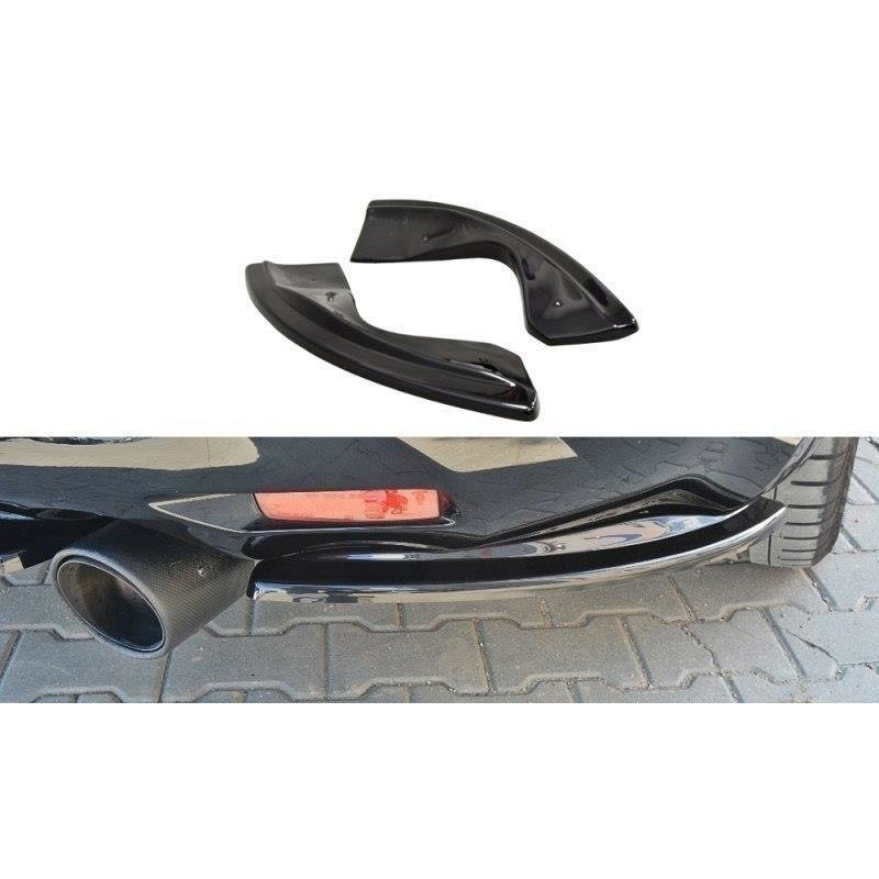 REAR SIDE SPLITTERS INFINITI QX70 GLOSS BLACK