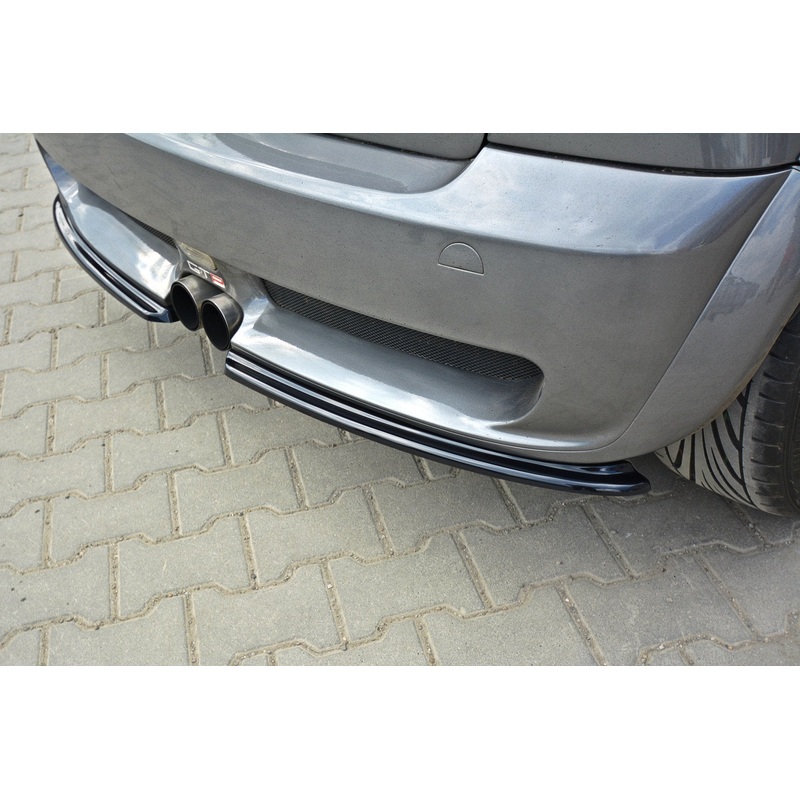 REAR SIDE SPLITTERS MINI R53 COOPER S JCW GLOSS BLACK