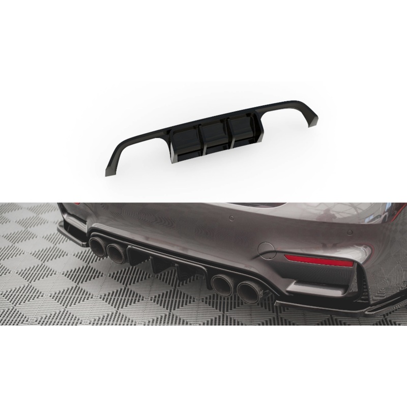 REAR VALANCE BMW M4 F82 GLOSS BLACK