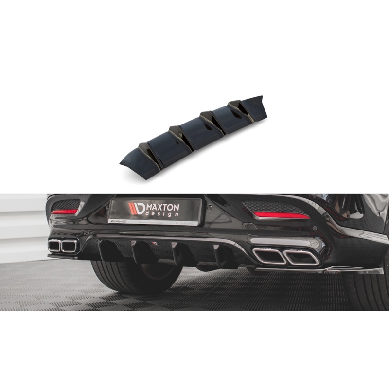 REAR VALANCE MERCEDES-BENZ GLE COUPE 63AMG C292 GLOSS BLACK