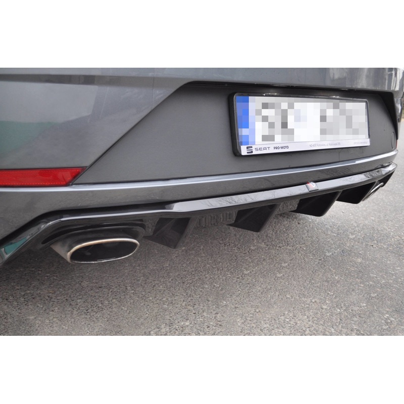 REAR VALANCE V.1 SEAT LEON CUPRA MK3 FL HATCHBACK GLOSS BLACK