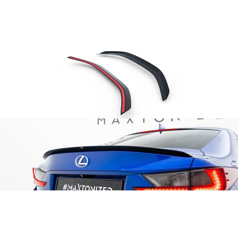 SPOILER CAP LEXUS RC GLOSS BLACK