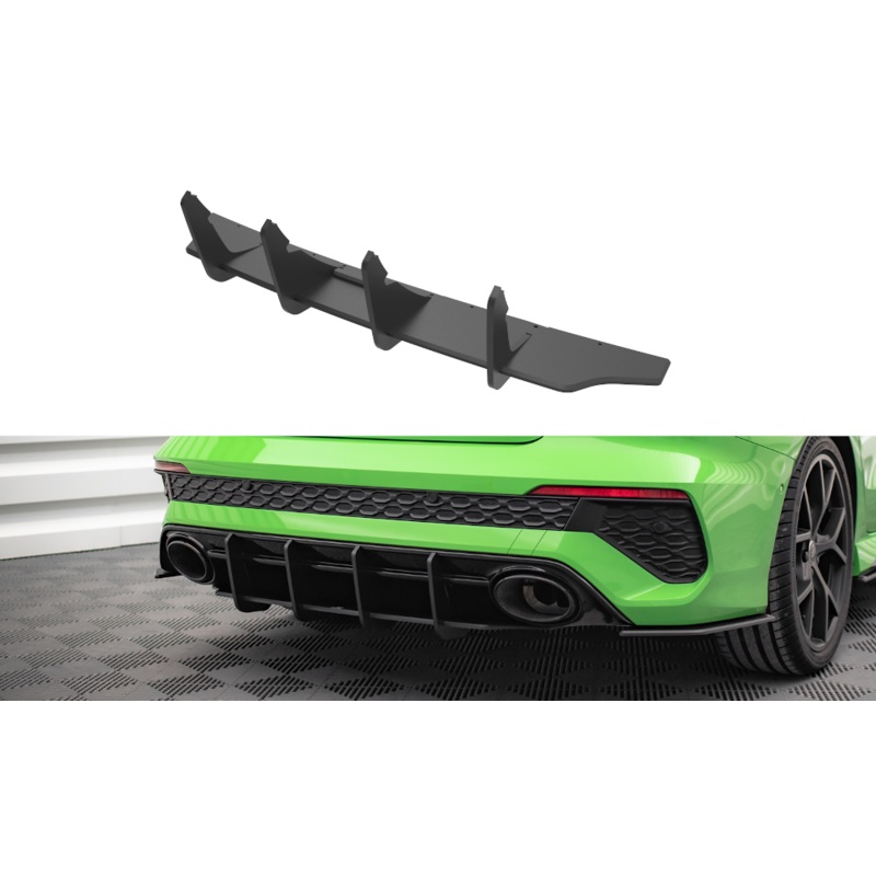 STREET PRO REAR DIFFUSER AUDI RS3 SEDAN 8Y BLACK