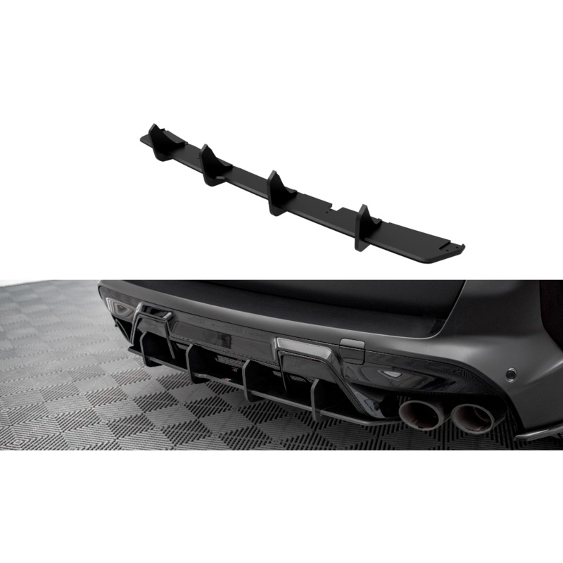 STREET PRO REAR DIFFUSER BMW X5M F95 BLACK