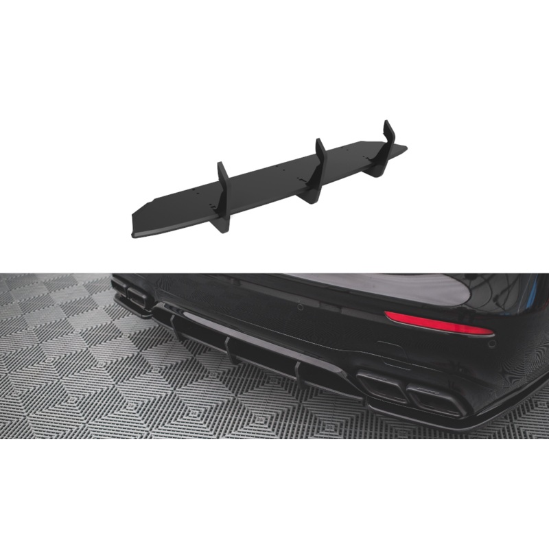 STREET PRO REAR DIFFUSER MERCEDES-BENZ E63 AMG ESTATE/SEDAN S213/W213 BLACK