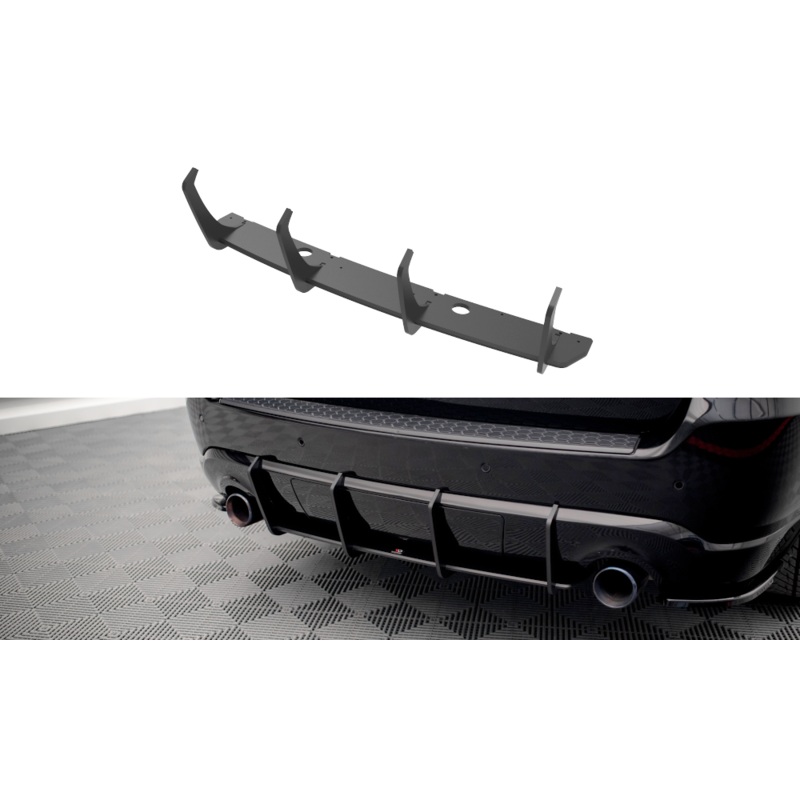 STREET PRO REAR DIFFUSER V.2 DODGE DURANGO RT MK3 BLACK