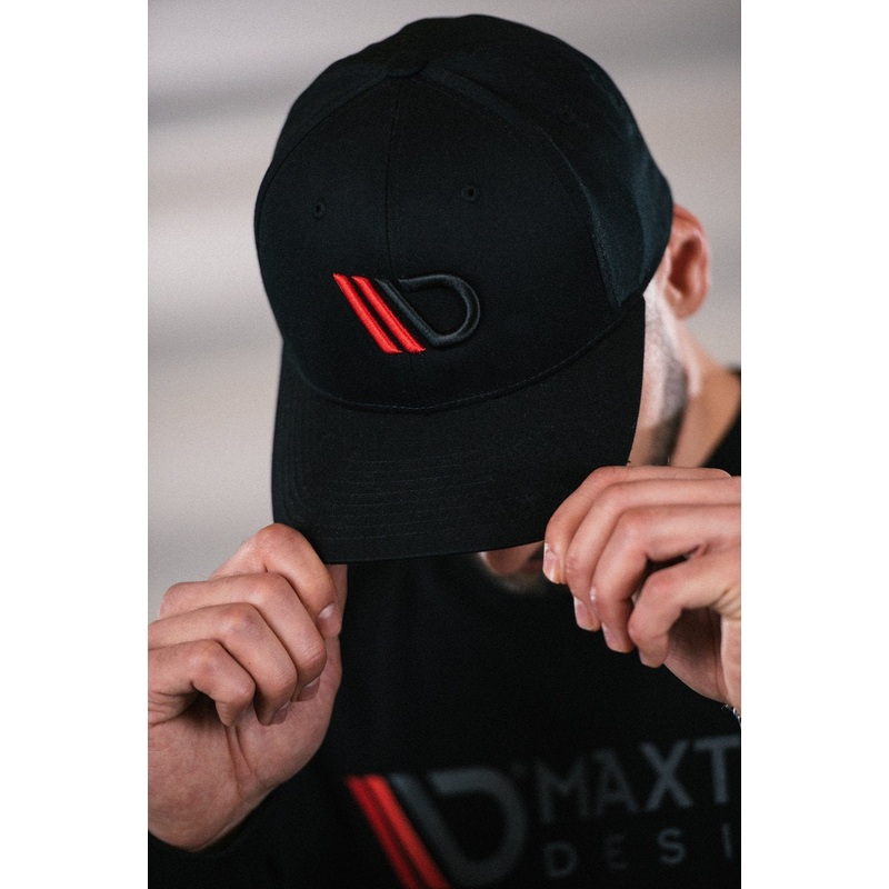 CAP BLACK/RED LOGO