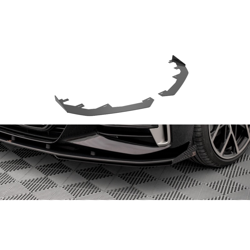 FRONT FLAPS BMW 4 M-PACK G22 GLOSS BLACK