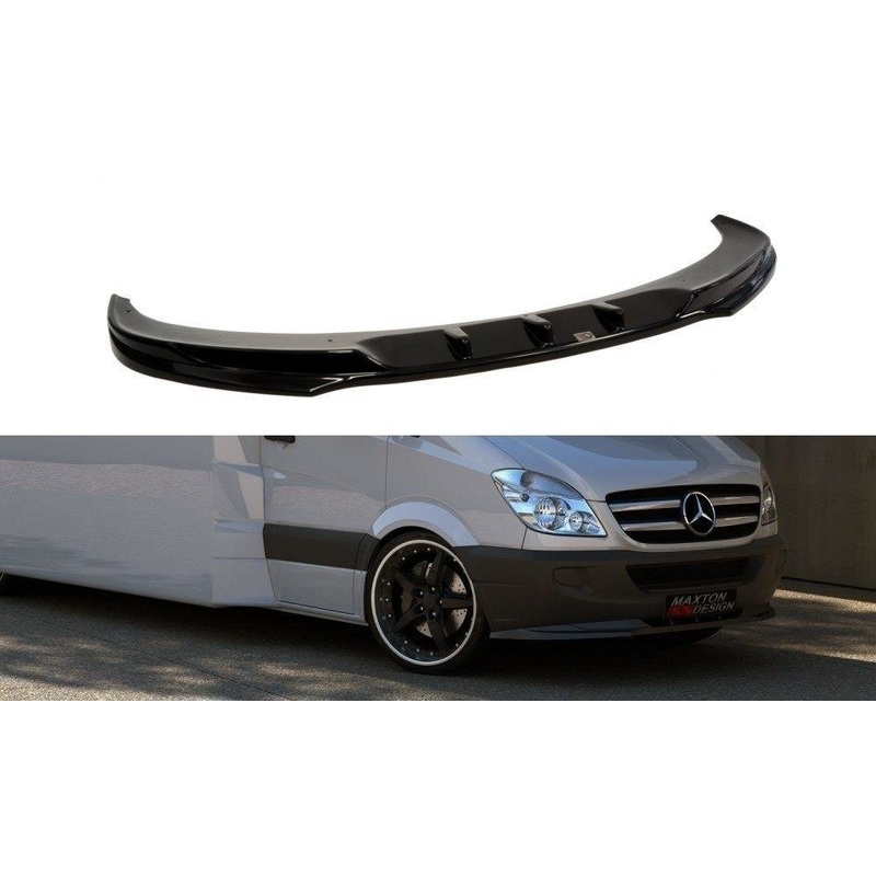FRONT SPLITTER MERCEDES SPRINTER MK2 GLOSS BLACK