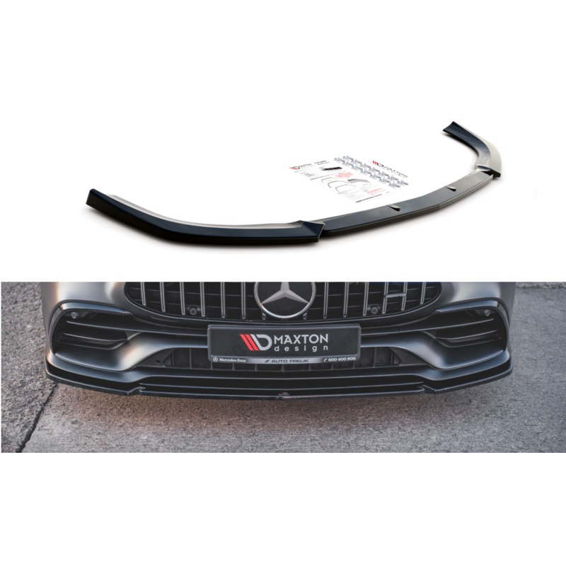 FRONT SPLITTER V.2 MERCEDES-AMG GT 53 4-DOOR COUPE GLOSS BLACK